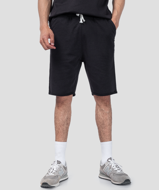 jersey shorts in black