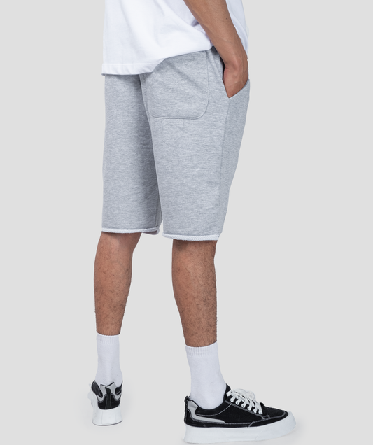 jersey shorts in grey