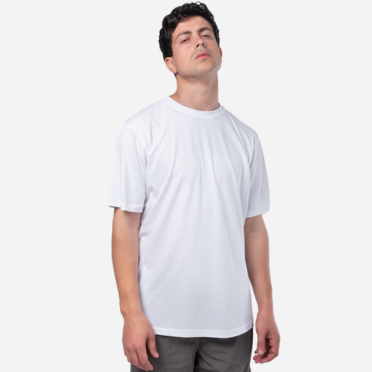 essential regular fit t-shirt in white