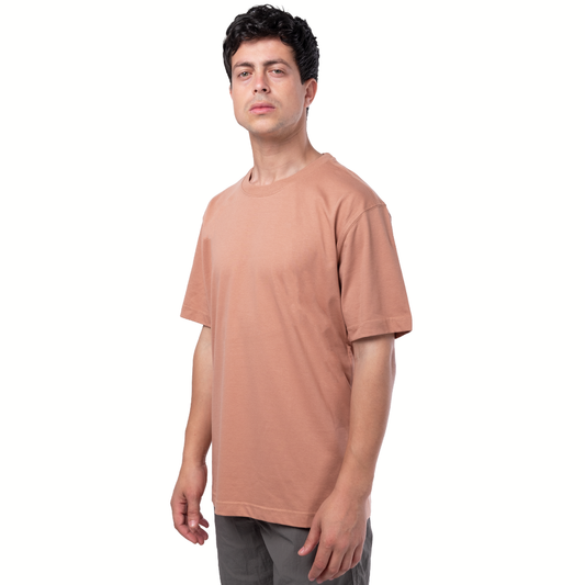 essential regular fit t-shirt in rose gold