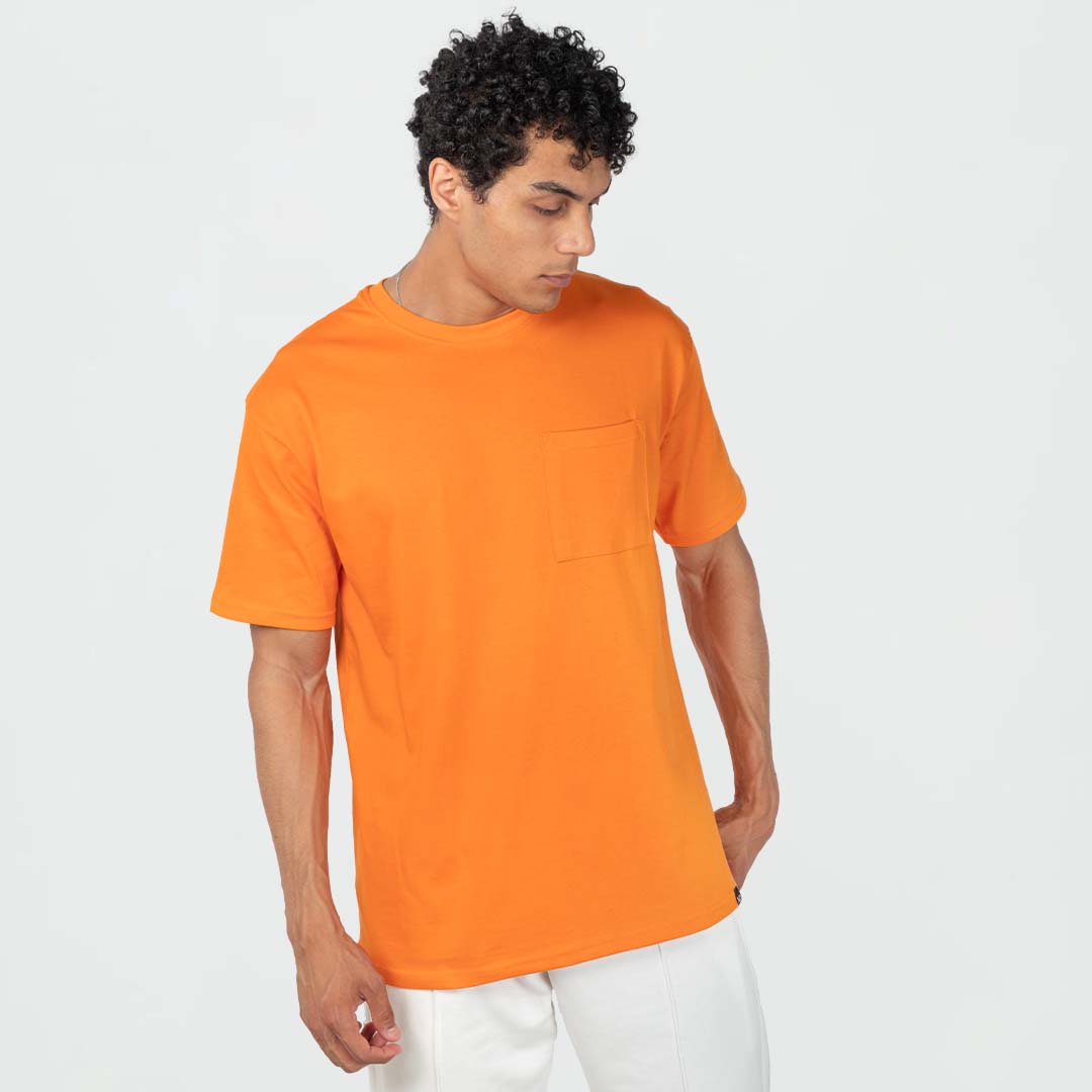 relaxed pocket t-shirt in green