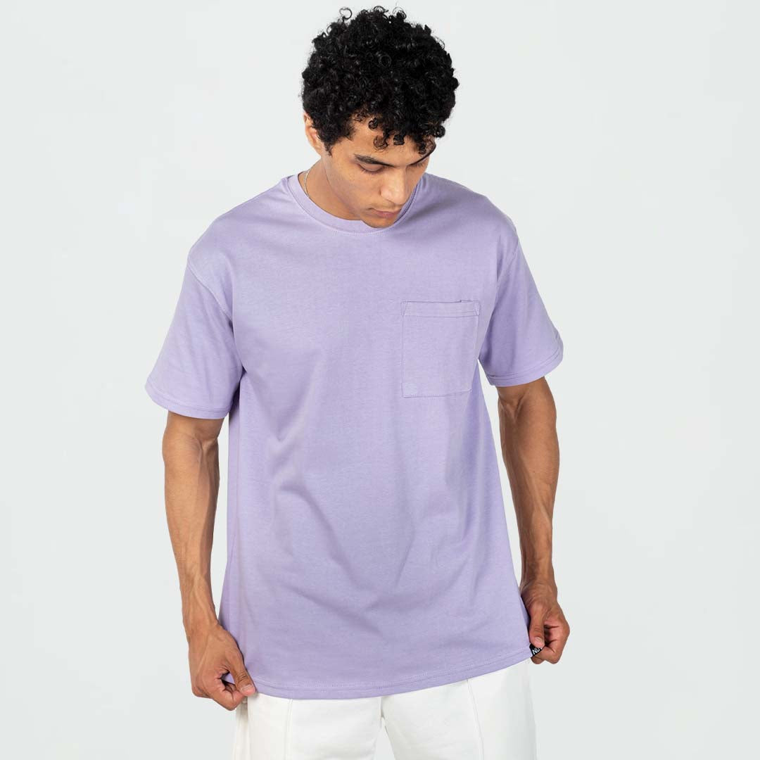 relaxed pocket t-shirt in green