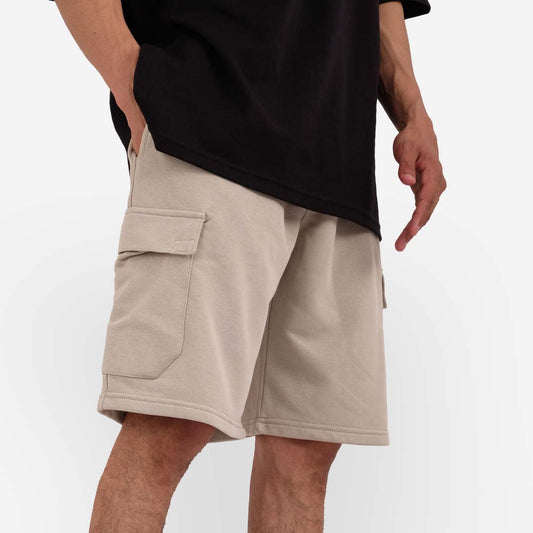 cargo jersey short in stone